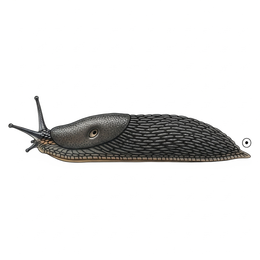 Garden Slug (Arion hortensis)