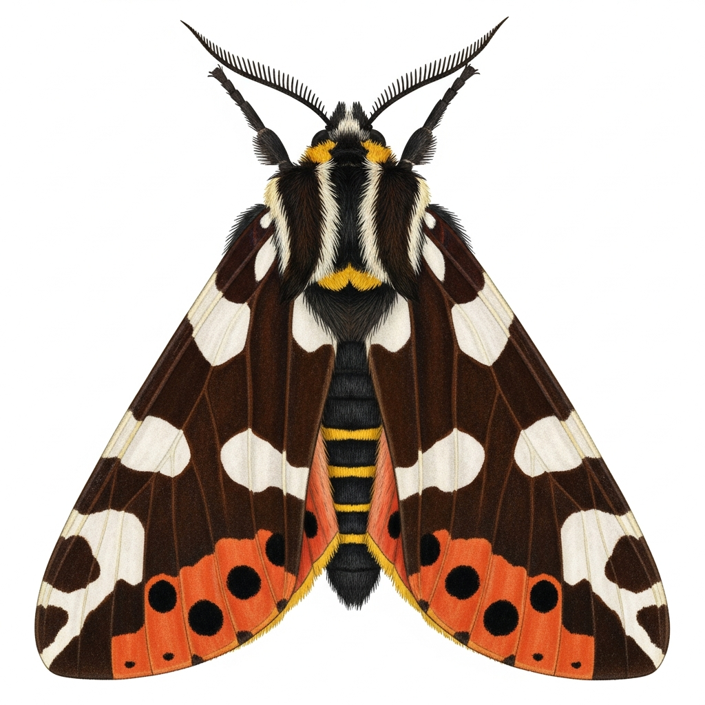 Garden Tiger (Arctia caja)