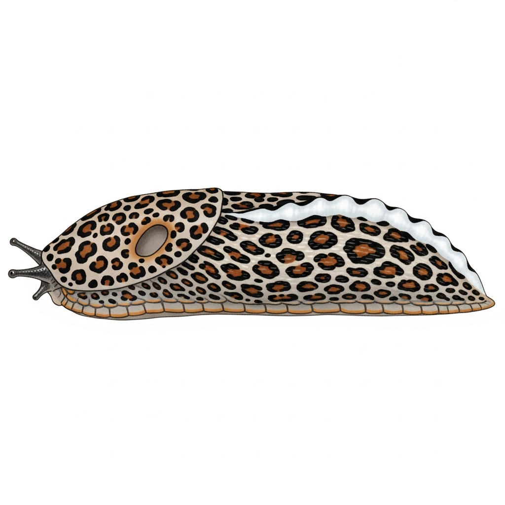 Leopard Slug (Limax maximus)