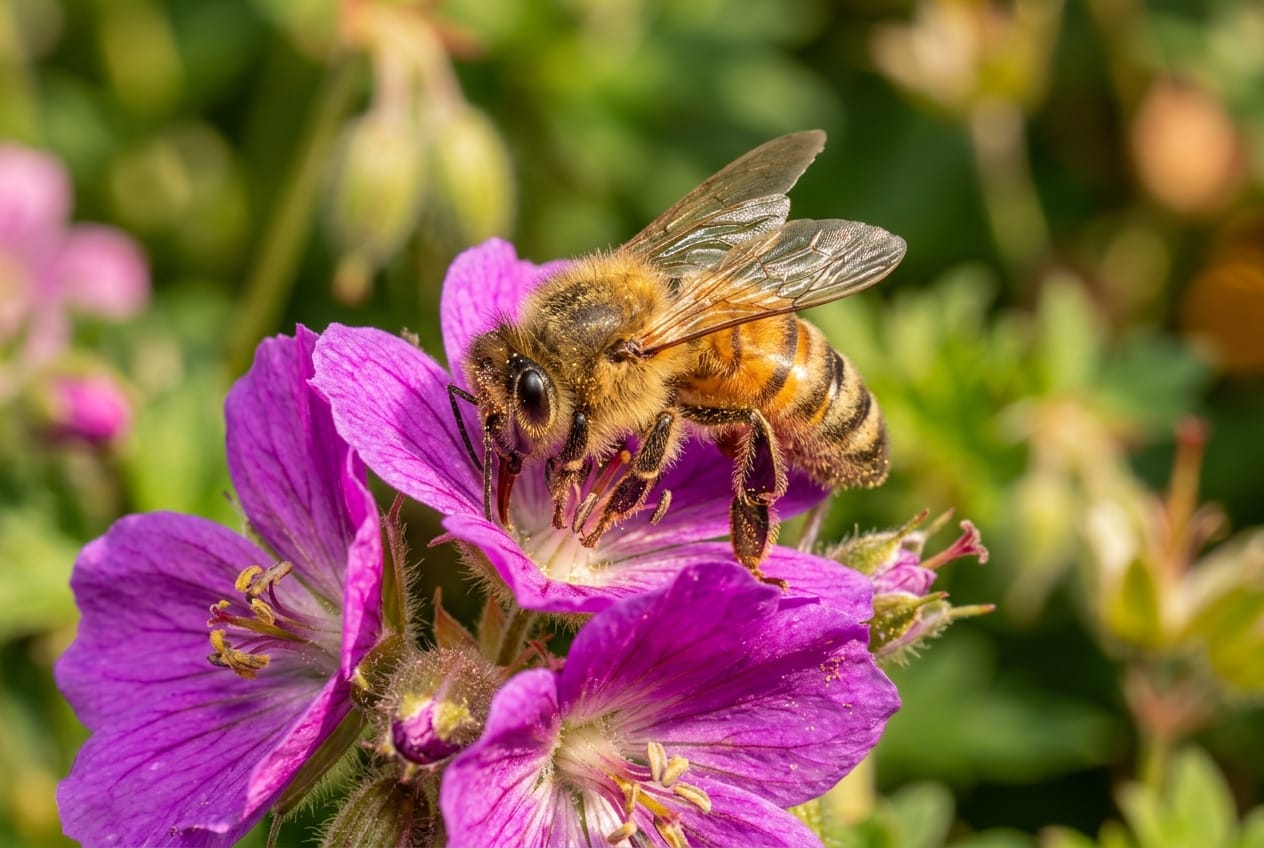 Bee on a flower