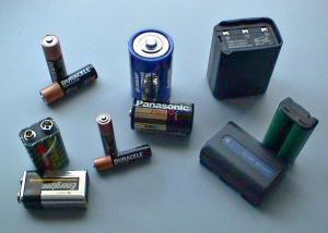 Batteries come in many different shapes and sizes so they can fit into different kinds of appliances