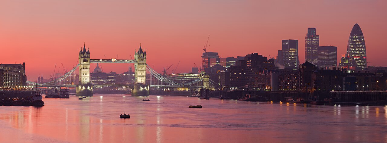 The River Thames at sunset