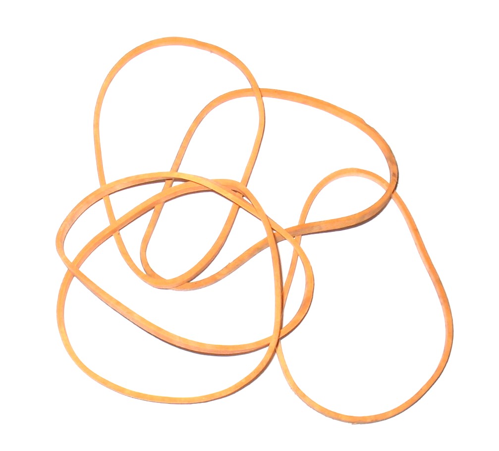 Rubber bands are good insulators.