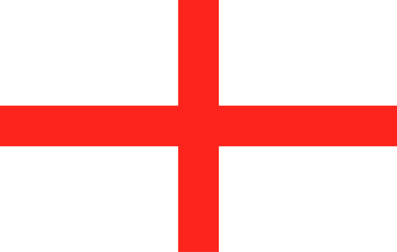 The flag of England