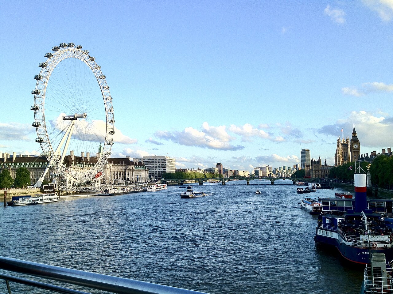 The London Eye during the day