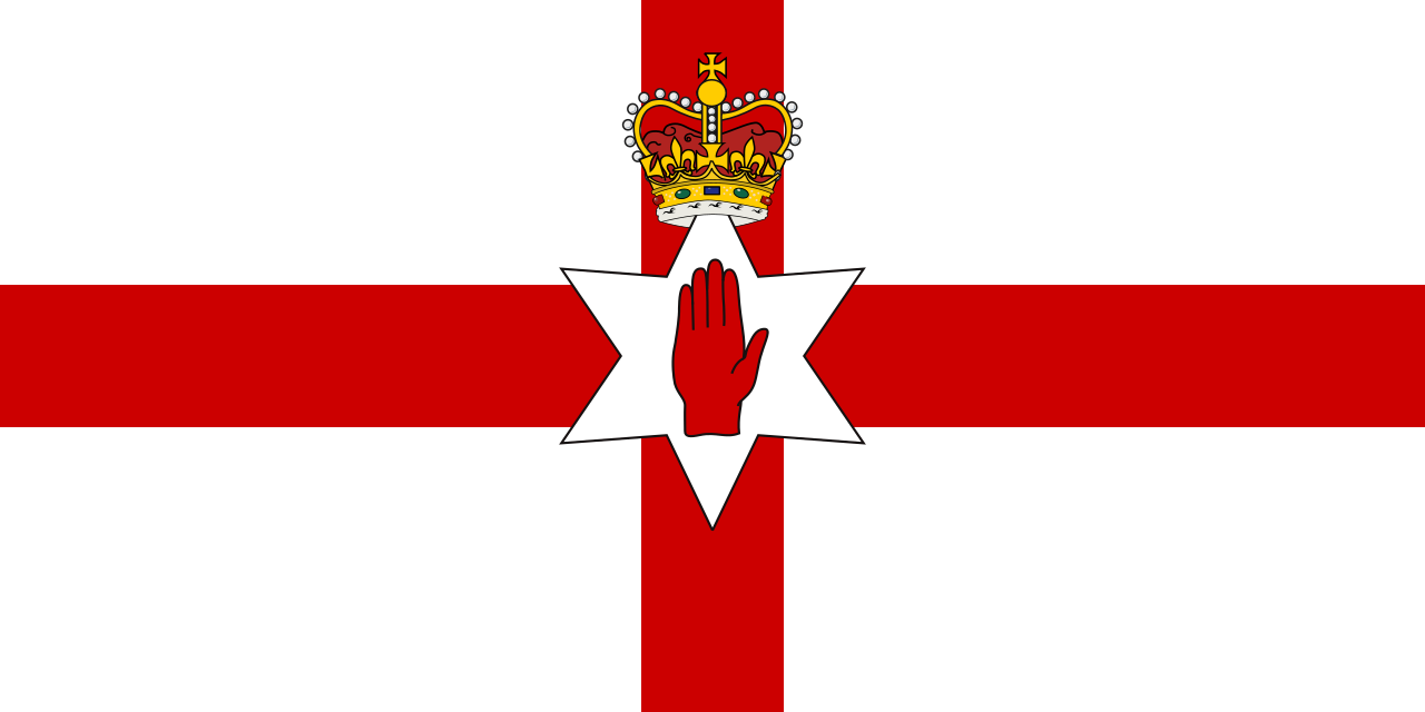 The Ulster Banner (used to represent Northern Ireland)