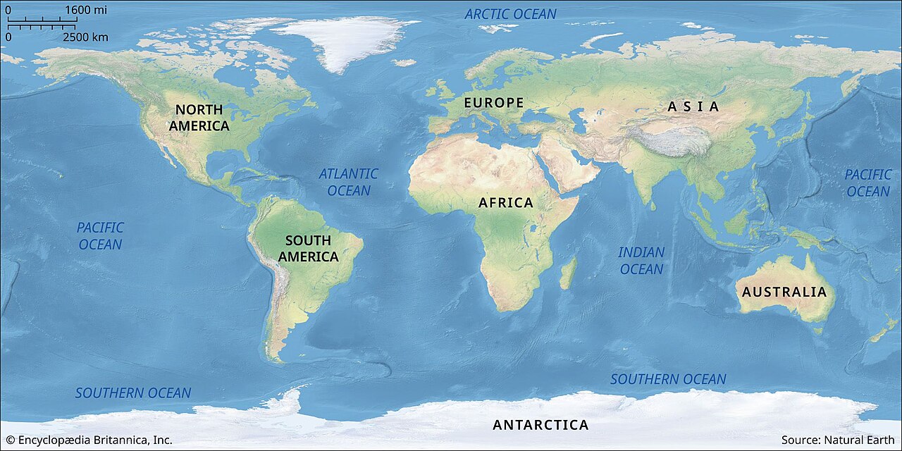 The continents